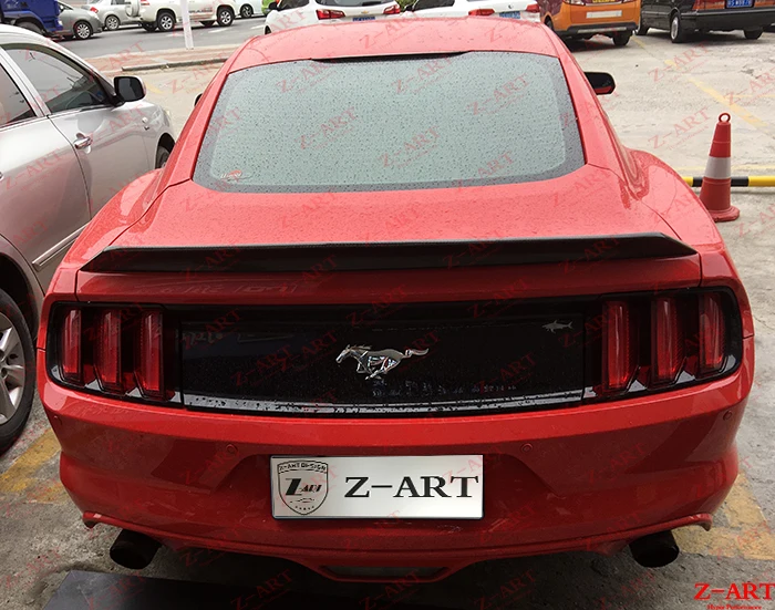 Z-ART углеродного волокна задний спойлер для Ford Mustang 2015-2019 ducktail | Автомобили и