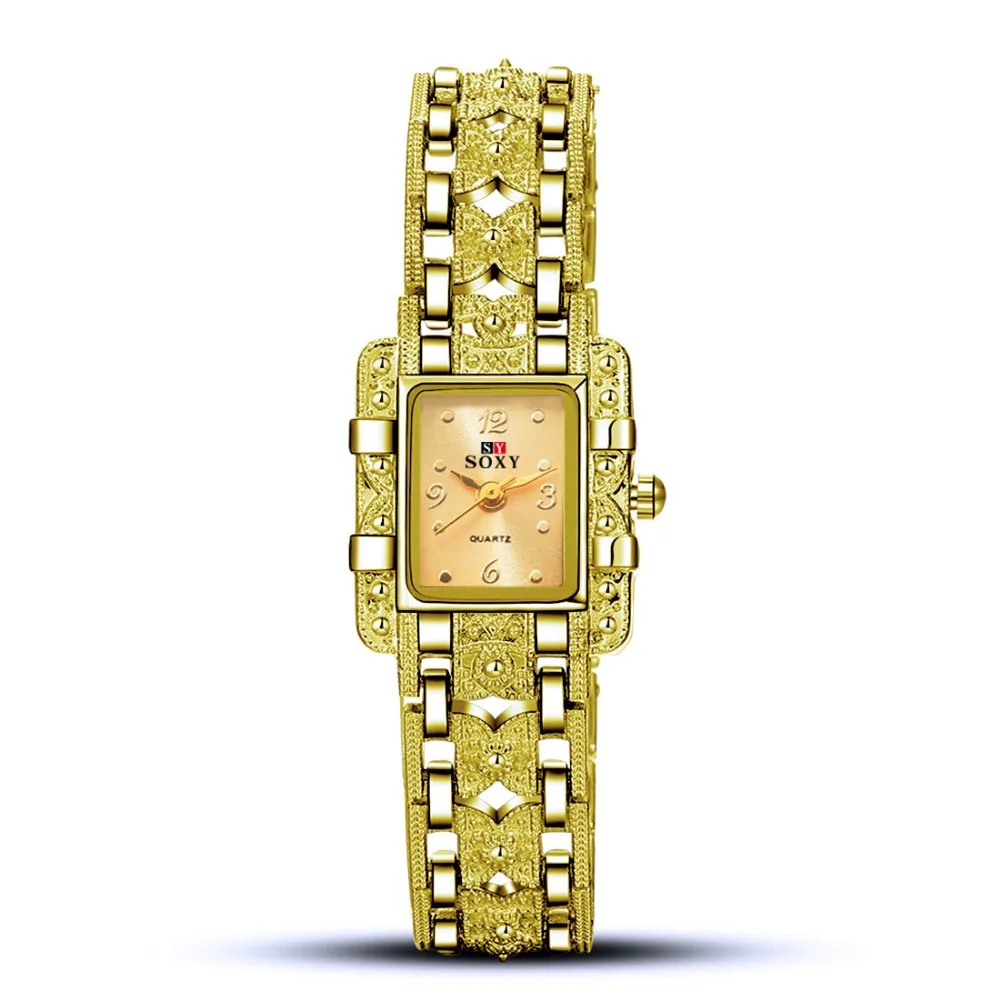 

SOXY Luxury Bracelet Watch Women Watches Fashion Gold Women's Watches Ladies Watch Clock relogio feminino reloj mujer
