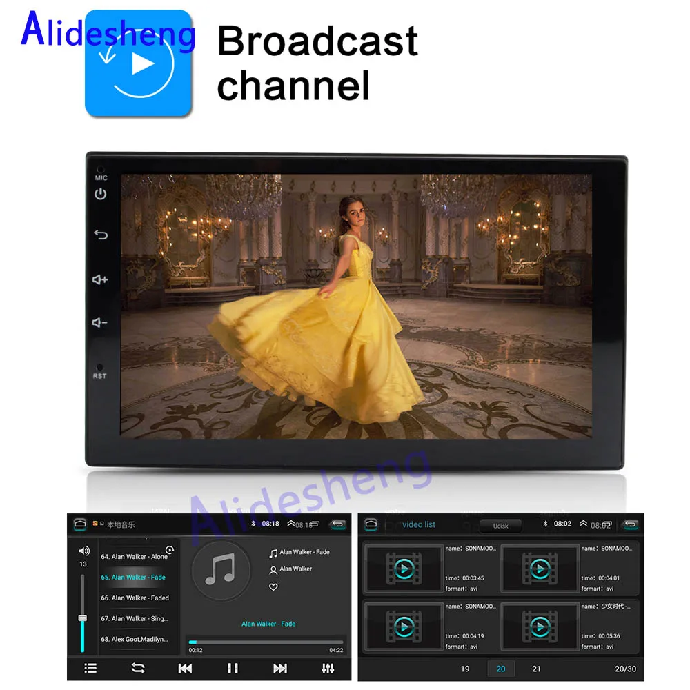 Discount Android 8.1 Car DVD player 2din Stereo Car Radio  For Hyundai Buick VW  Toyota  Nissan Peugeot Volkswagen Honda GPS navigation 2