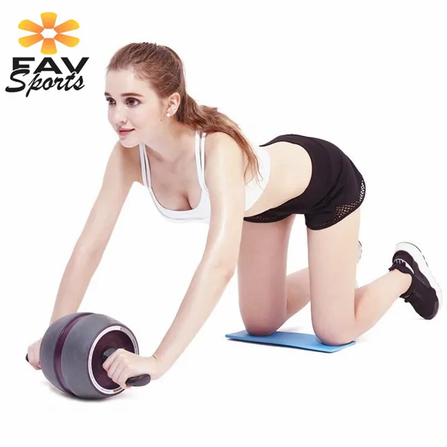 US $97.98 Fitness Abdominal Wheel AB Roller rolo abdomina Men Women Body Building Muscle Training abdominal E