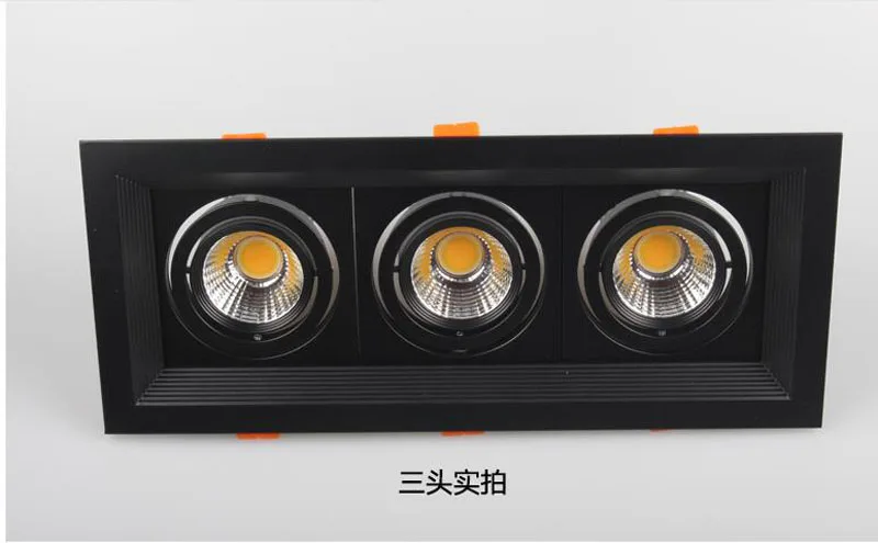 

Fanlive 12pcs/lot 1*10W/2*10W COB Down Light Led Bean Pot Lamp Double Slider 20W LED Venture Lamp Grille Lamp AC 85-265V