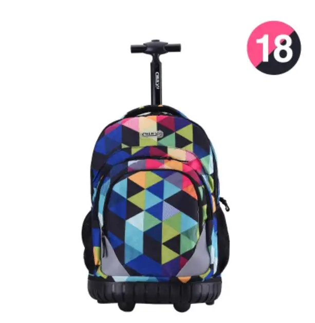 Travel tale 1" 18" дюймов сумки на колёсиках рюкзак сумка салон троллейбуса чемодан для путешествий рюкзак с колесом - Цвет: 18 inch
