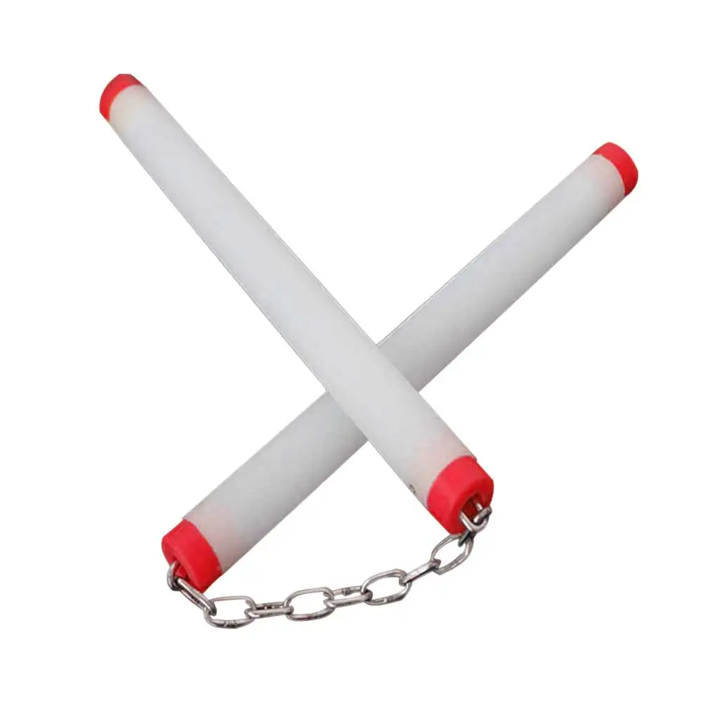 Светодиодный светильник Nunchakus светящийся Флуоресцентный светильник Kongfu Nunchaku Sticks светильник игрушки@ Z280 - Цвет: Красный