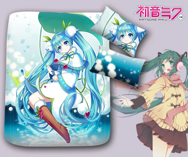 

Hobby Express Hatsune Miku - Vocaloid Japanese Anime Bed Blanket or Duvet Cover 6