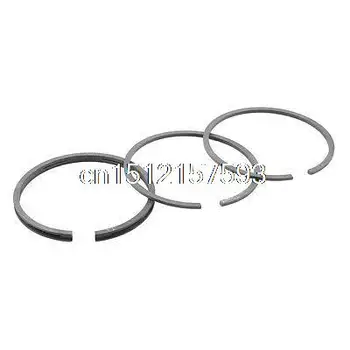 

Black Metal 47mm Inside Diameter Balance Sealing Piston Ring Set 3 in 1
