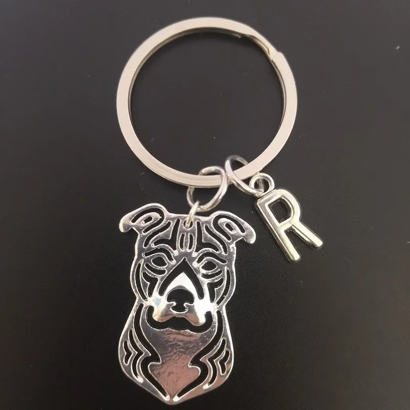 G. SKY, американский стаффордширский терьер, брелок для собак, персональный брелок, популярный брелок на ключи в форме буквы подарки для любимых, быстрая