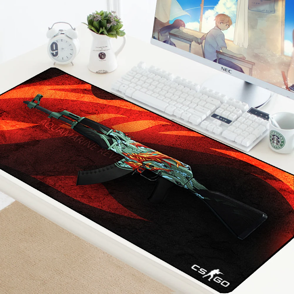 Large Game Mouse Pad Mat Laptop Gaming Mousepad Anti-slip Natural Rubber Grande Gamer Mouse Pad Fashion Office Desk Computer Pad