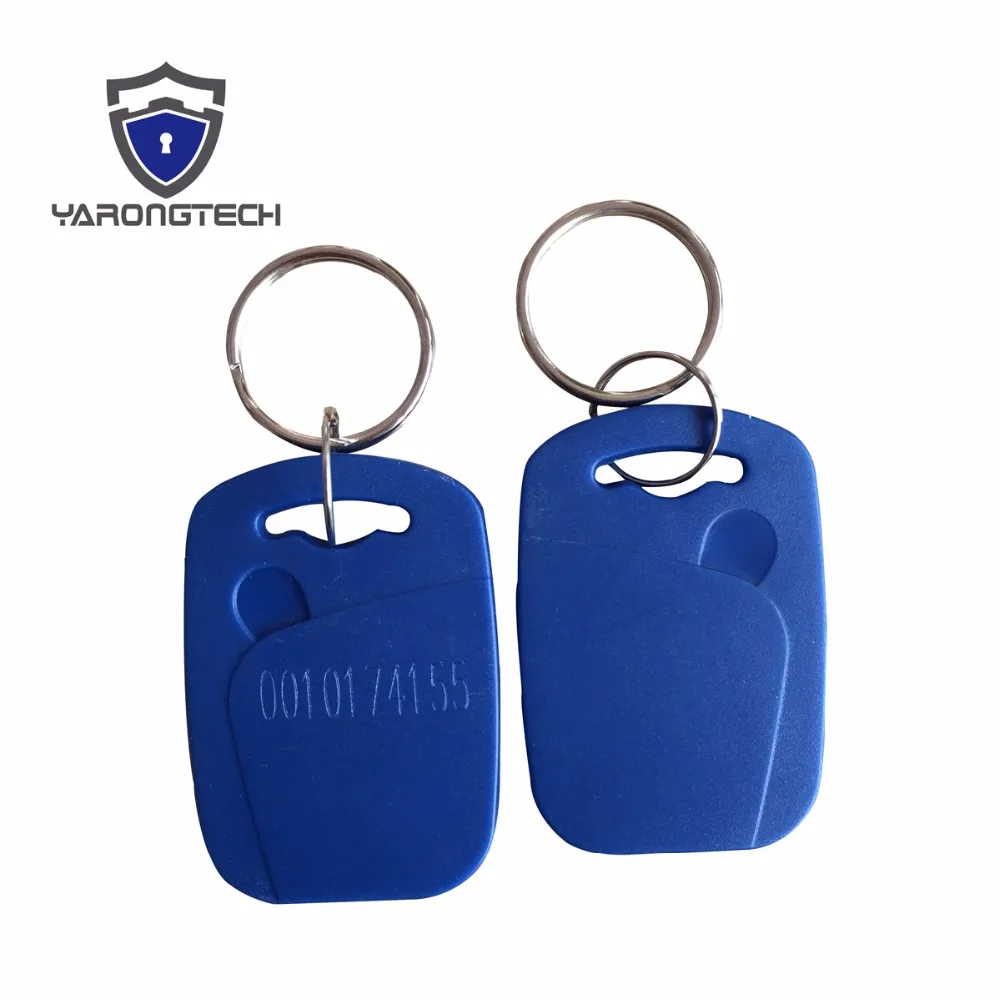 New 125khz ABS Blue RFID Keychain Tag 10pcskeychain gpstag tietag