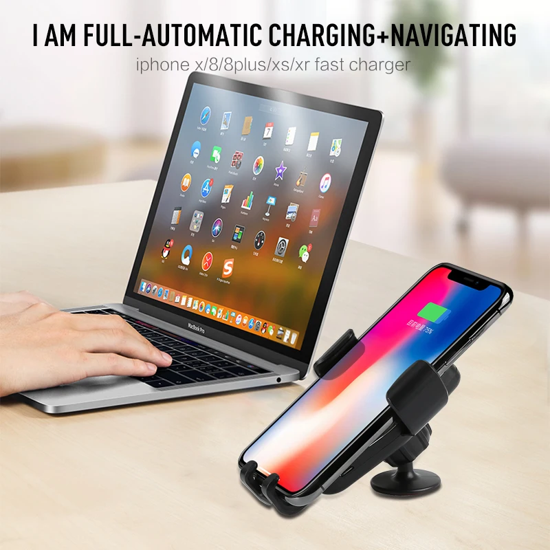 

Qi Wireless Charger for IPhone X/XS Max XR 8Plus 6 7 Plus Visible Wireless Charging Pad for Samsung S8 S9+ Note9 8 Type C Phone