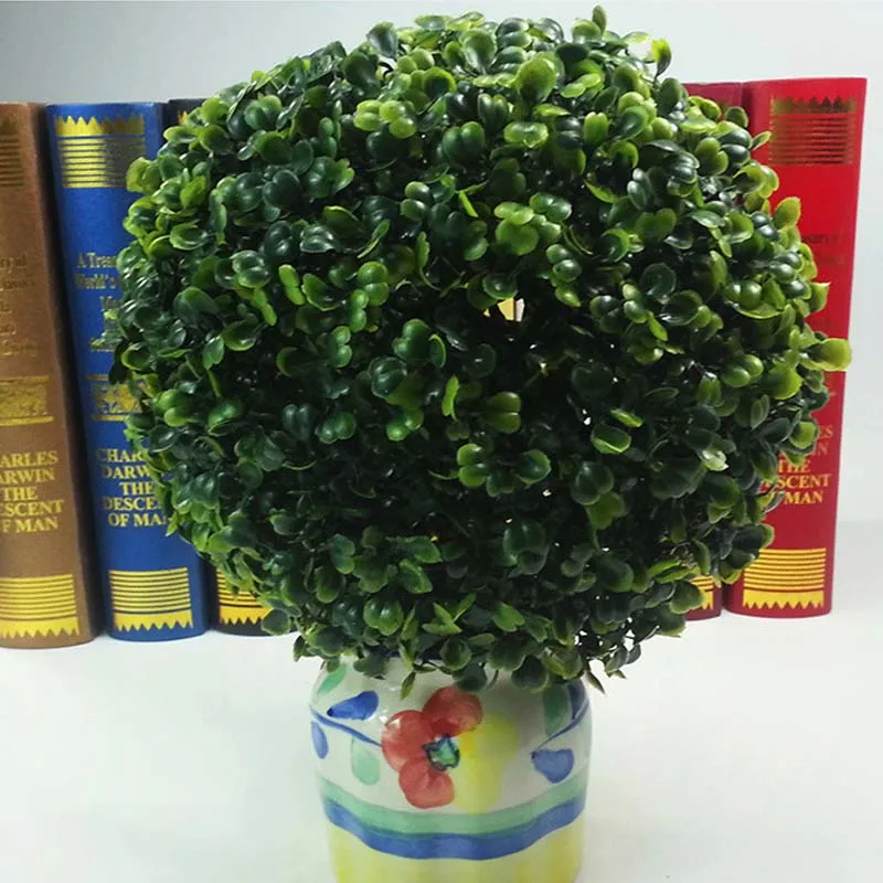 Домашний Декор Искусственный шар из растений дерево Самшит свадебное мероприятие наружное Украшение Размер 12 см 18 см