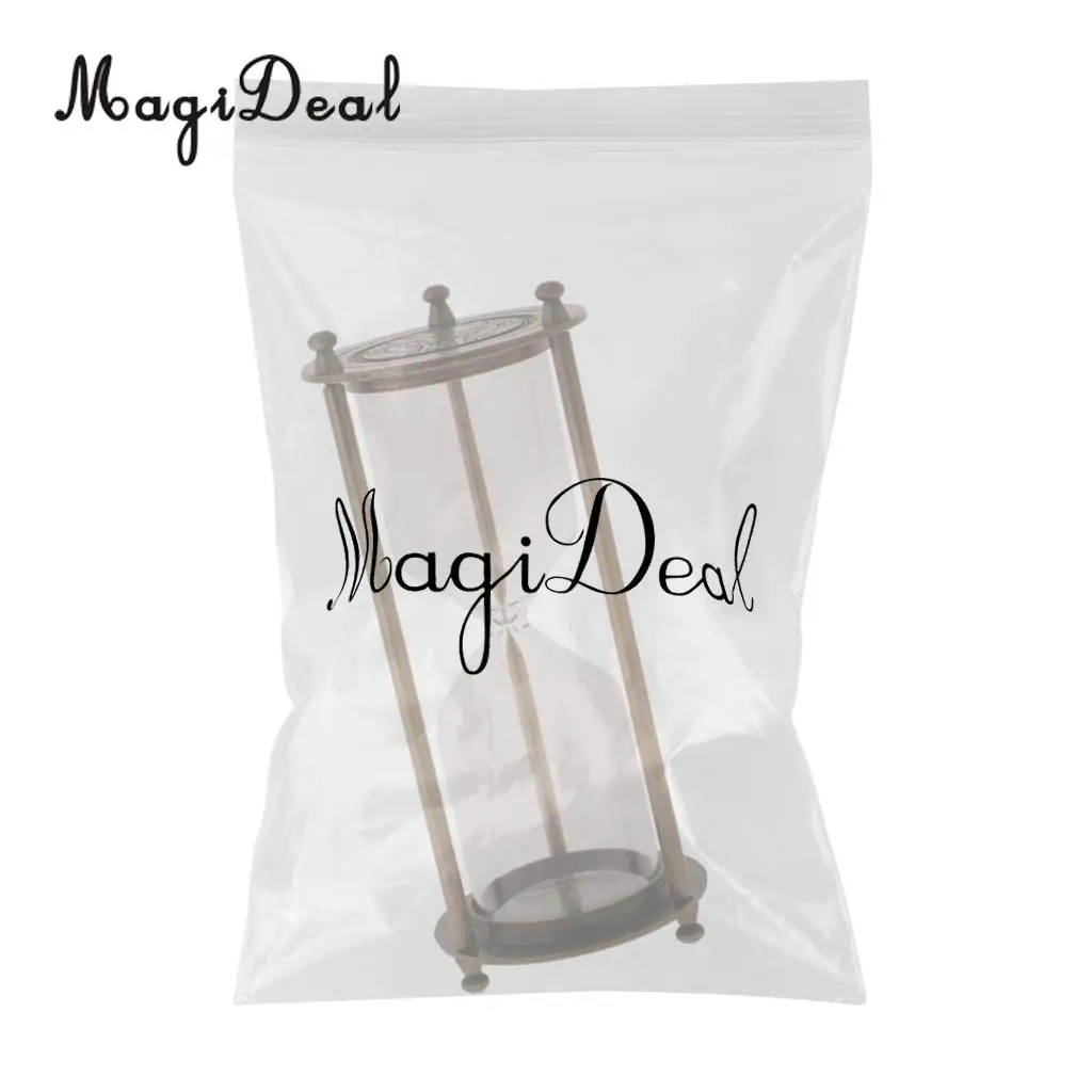 Дисплей MagiDeal helf пустой песочный стеклянный часовой кухонный таймер портативный 3