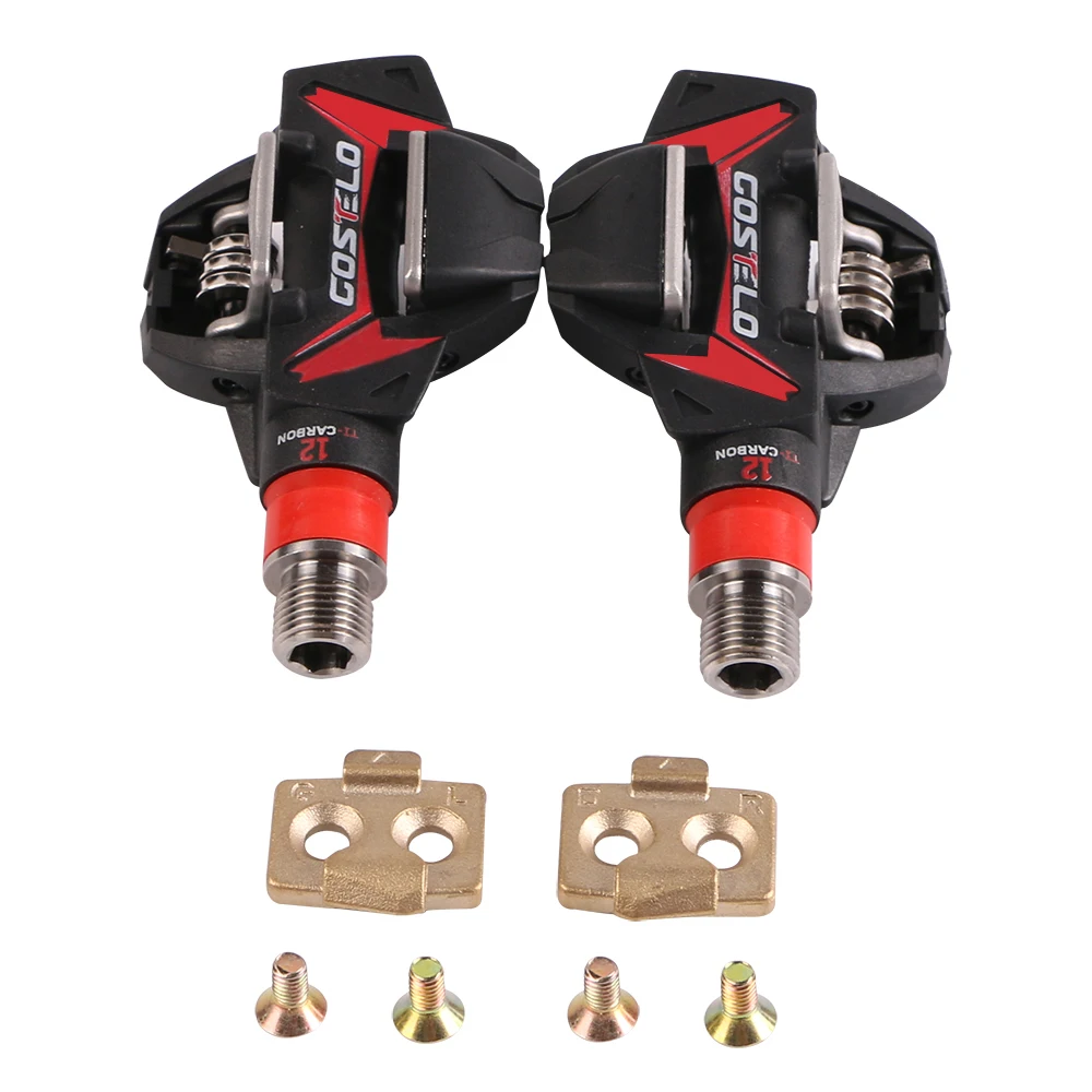 COSTELO XC12 Titan Carbon Pedals mountian Bike Pedals MTB Bicycle