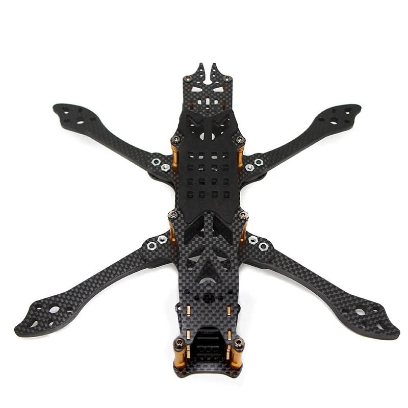 FLYWOO Mr. с рисунком крокодил 5 дюймов 225 мм рама для фристайла FPV Дрон гонки каркасный