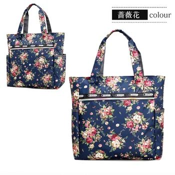 

2019 New Fashion Women Handbag Bohemin Style Print Wild Shoulder Bag Commating of Commating big Women's Canvas Handbag Bolsas