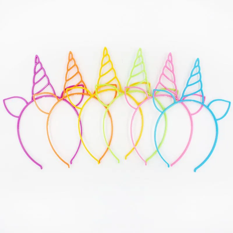 6 шт. Baby Shower повязка на голову &quotЕдинорог&quot вечерние украшения вечеринку дня