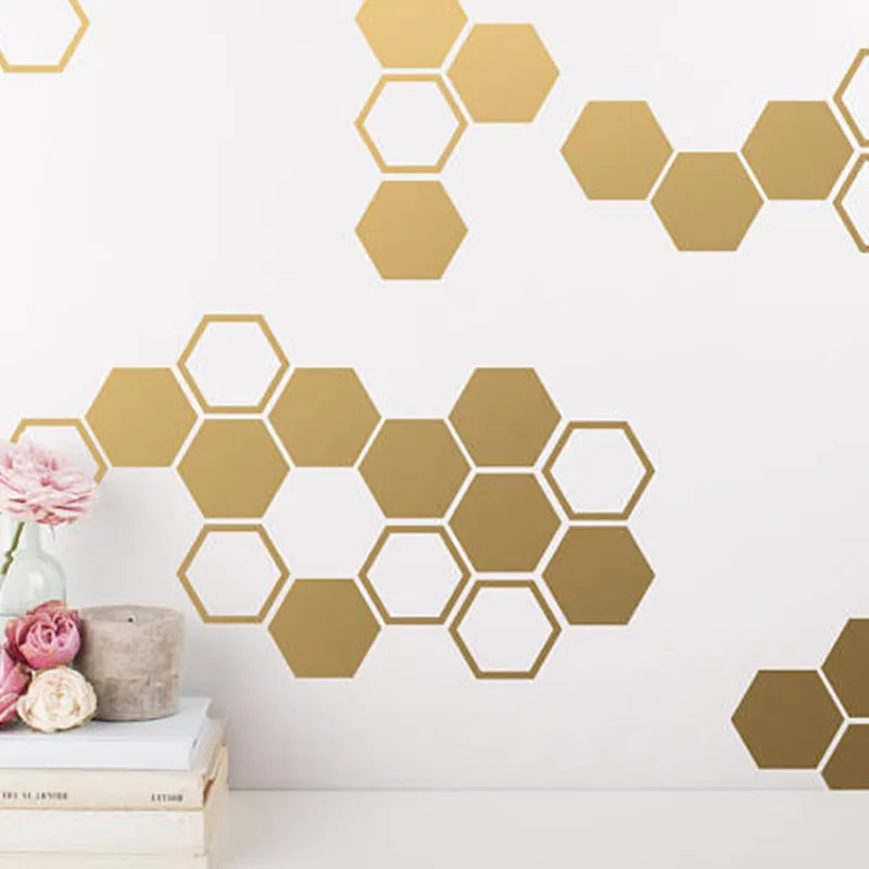 gold wall decals