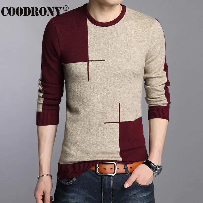 COODRONY 2017 Winter New Arrivals Thick Warm Sweaters O