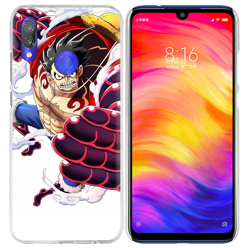 Чехол one piece Аниме для Xiao mi Red mi Go Note 7 8T 8 6 6A Pro S2 5 8A 4X mi A1 A2 9 10 8 lite Play F1 жесткий чехол для телефона из ПК