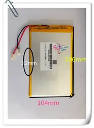 Вес 10 шт 3,7 V 4300 mah 32104106 литий-полимерный Перезаряжаемые батарея для DIY gps Оборудование для psp Мощность bank Tablet PC MID DVD, pad