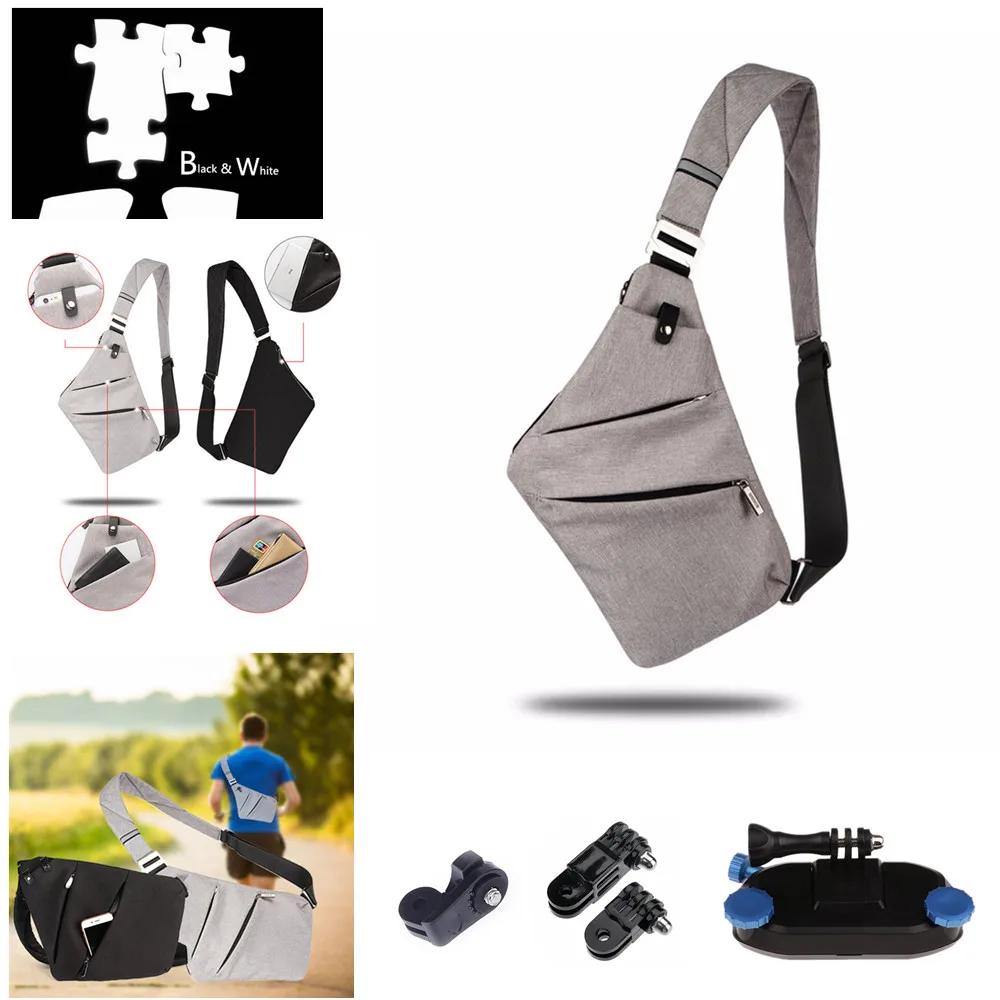 Сумка чехол & пряжка зажим для GOPRO APEMAN SOOCOO eken Rollei Wimius Q1 DBPOWER VicTsing iegeek KIPTOP seentron Action