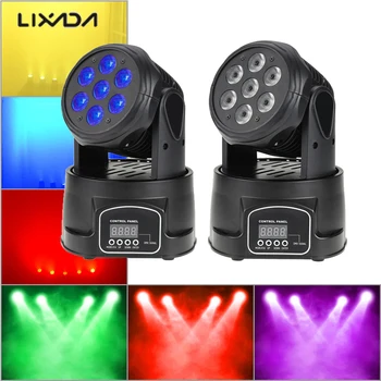 

100W led RGBW mini Moving Head stage Light Disco DMX-512 for Party Club Pub Bar KTV moving Wash light Stage Lighting DJ