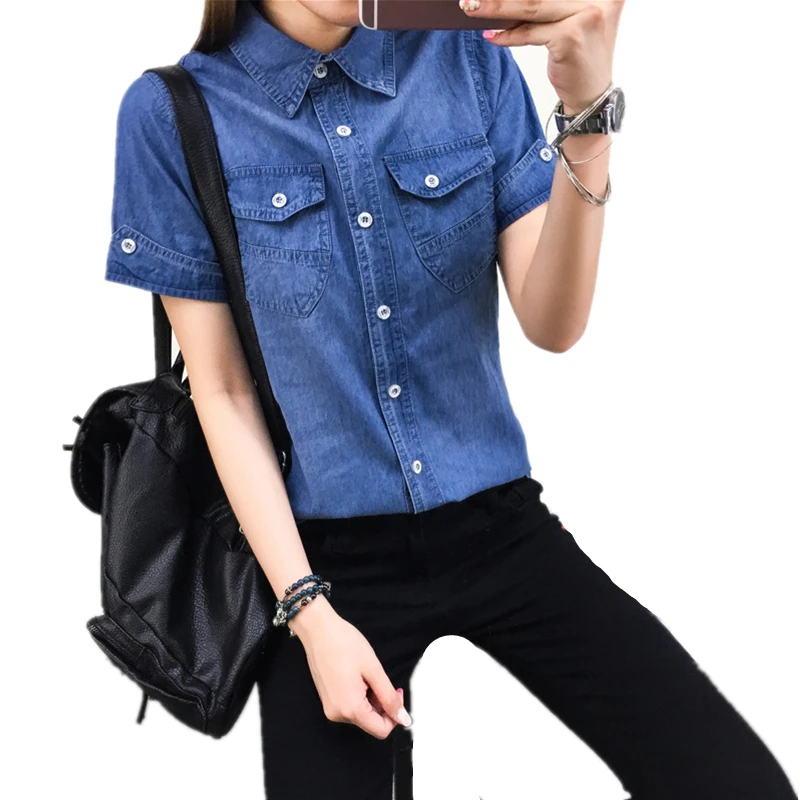2018 Summer Ripped Jean Shorts For Girls Casual Cotton