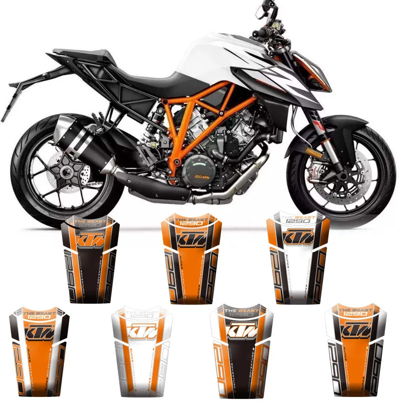 

Motorcycle 3D Fuel Tank Protective Stickers Decals For KTM 1290 Super Adventure S 2017 2018 Tank Stickers