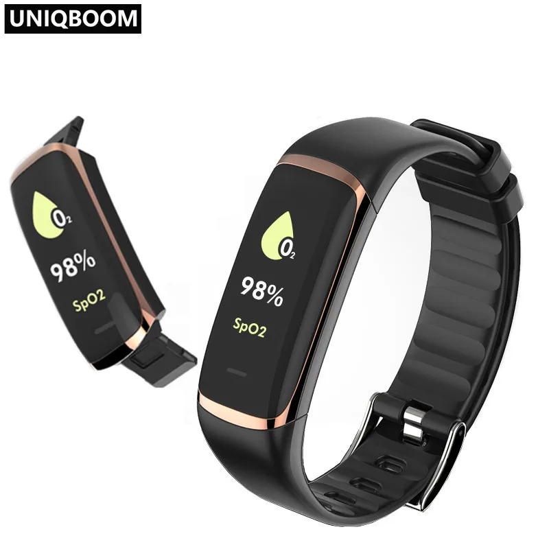 

Smart Band IP67 Waterpoof Activity Fitness Tracker Sport Heart Rate USB Charge Bracelet with Blood Pressure Fit HRV Monitor