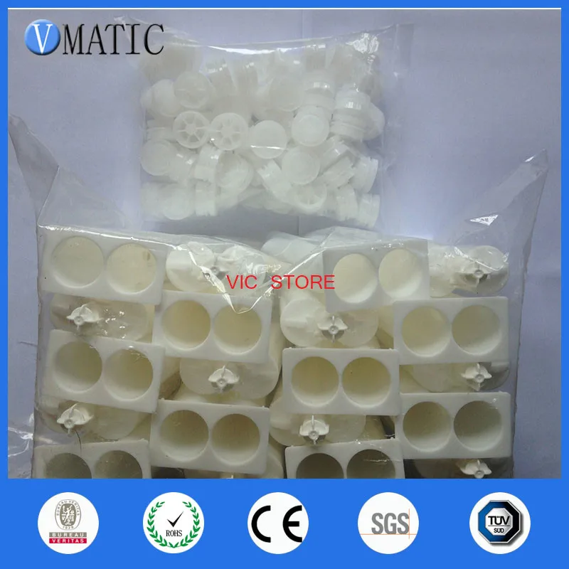 

Free Shipping 20 Sets Epoxy Resin Gun Cartridge 50ml/cc 1:1 Glue Dispensing Cartridge