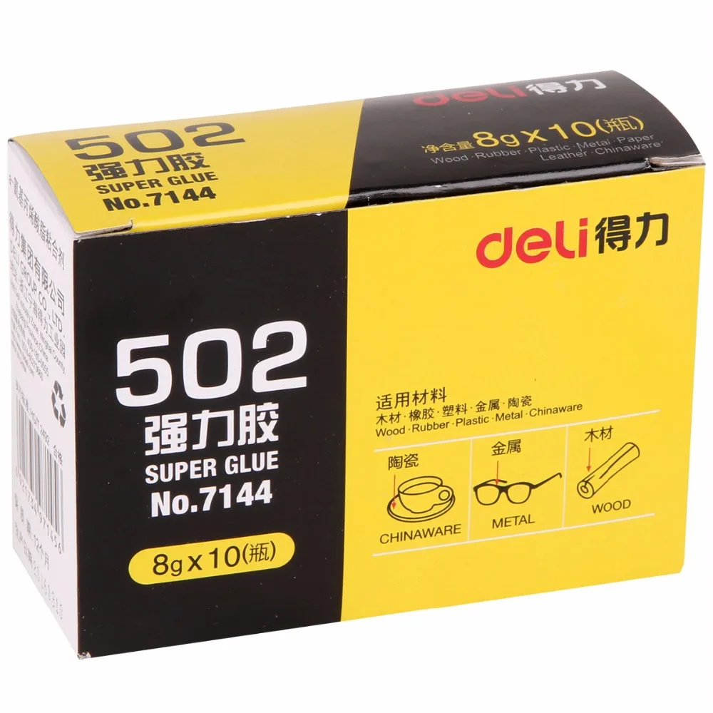 

10Pcs/Lot 502 Super Glue Instant Quick-drying Cyanoacrylate Adhesive Strong Bond Fast Leather Rubber MetaL