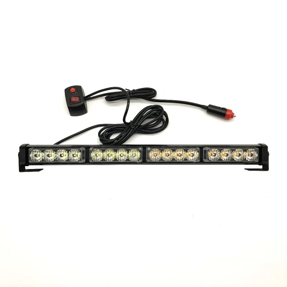 Comprar 16 LED de alta potencia 12V coche camión LED luz estroboscópica bombero policía intermitente luces de alerta de emergencia rojo azul Amarillo Blanco verde