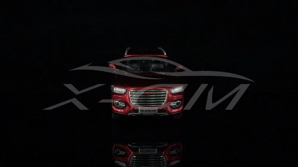 Литая модель автомобиля Great Wall новый Haval H6 1:43 можно оттянуть назад (красный) +