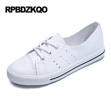 Женщин Китайский дам Дешевая обувь фарфора Круглый носок воздухопроницаемый легкий кроссовки плоские зашнуровать белый удобный гулять пешком