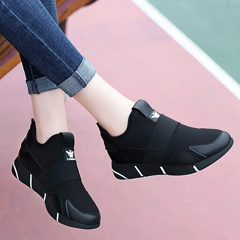 

2019 Women Sneakers Vulcanized Shoes Ladies Casual Shoes Breathable Walking Mesh Flats Large Size Couple Shoes size 35-40