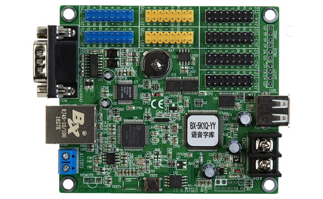 BX-5K1Q-YY голос вещания шрифт библиотека контроллер, одного и двойной цвет полноцветная светодиодная вывеска контроллер управления