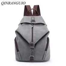QINRANGUIO, женский рюкзак, модный брезентовый Рюкзак, большая вместительность, школьные сумки для девочек-подростков, рюкзак, женский рюкзак для женщин