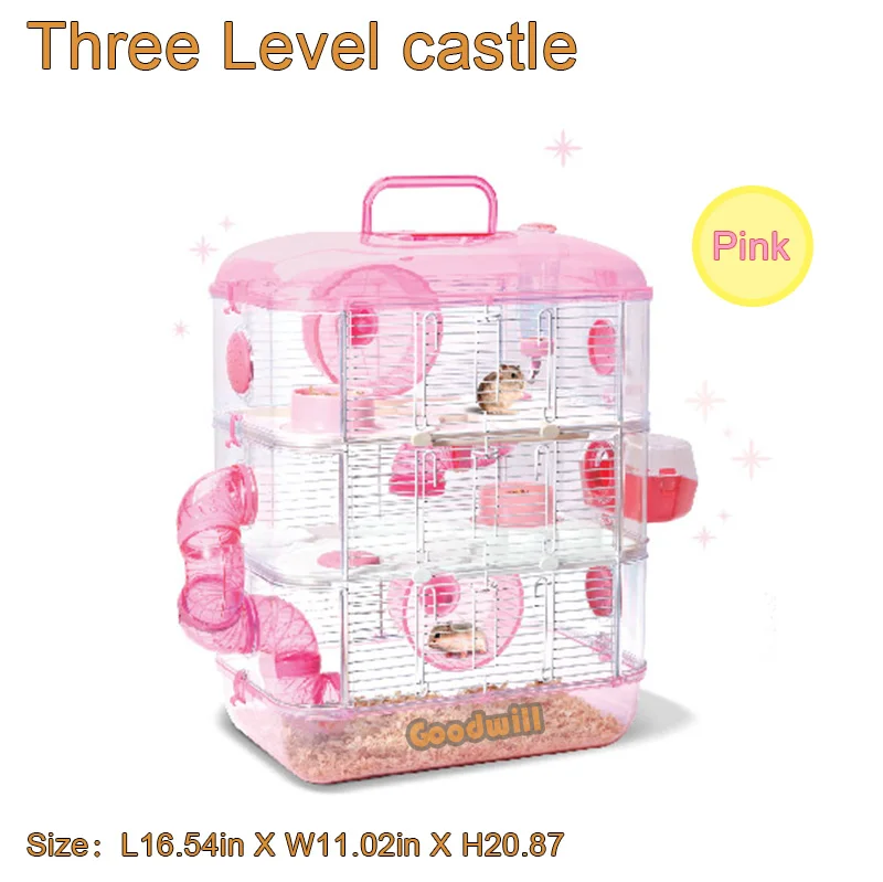 Buy Large Hamster Guinea Pig Cage Crystal Luxury Chinchilla Cavy Pet House With