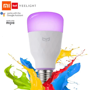

New Update Version Xiaomi Yeelight Smart LED Bulb E27 10W 800lm WIFI Bulb for Desk Lamp Bedroom Via App Remote Control White/RGB