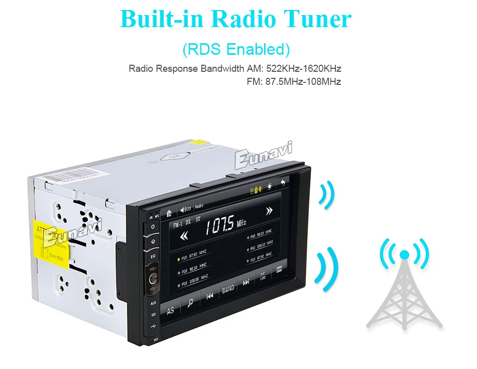 Cheap Eunavi 2 DIN Car radio / GPS / MP3 / mp5 / usb / sd / player Bluetooth Handsfree Rearview after Touch screen hd system Radio BT 8 Cheap Eunavi 2 DIN Car radio / GPS / MP3 / mp5 / usb / sd / player Bluetooth Handsfree Rearview after Touch screen hd system Radio BT 8