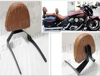 

Matte black Steel Backrest Sissy Bar Cushion Pad For Indian Scout