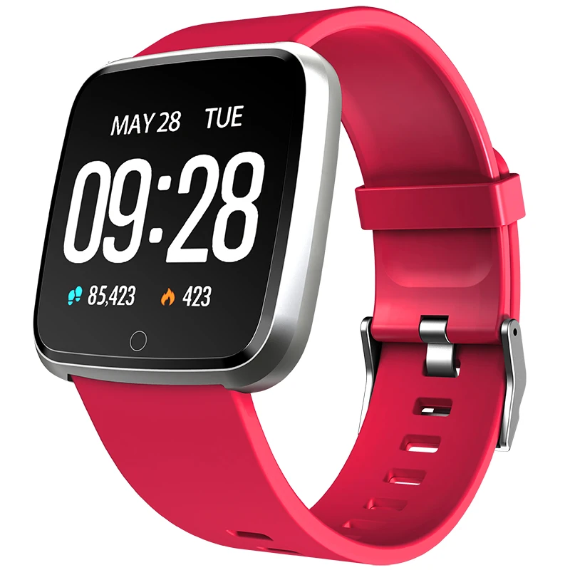 Bluetooth Smartwatch Y7 монитор сердечного ритма и артериального давления BT4.0 водонепроницаемые Смарт-часы для мужчин и женщин Android IOS смартфоны