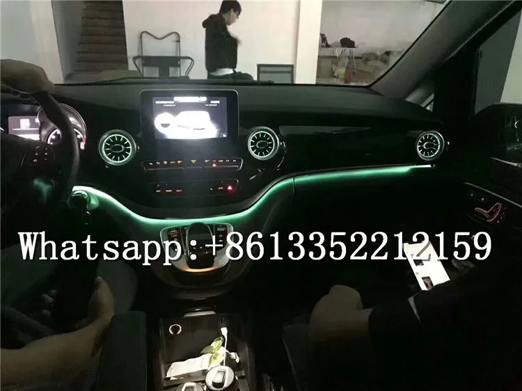 V class air conditoin cover fit for V-class W447 W639 W638 air-condition cover with 12 color 4 or 2 pieces interior vents cover  (3)