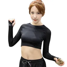 Фитнес тренажерный зал боди рубашка бег рубашки дышащая Йога футболка спортивная одежда для бега Топы Бег спортивные колготки фитнес женская одежда топы