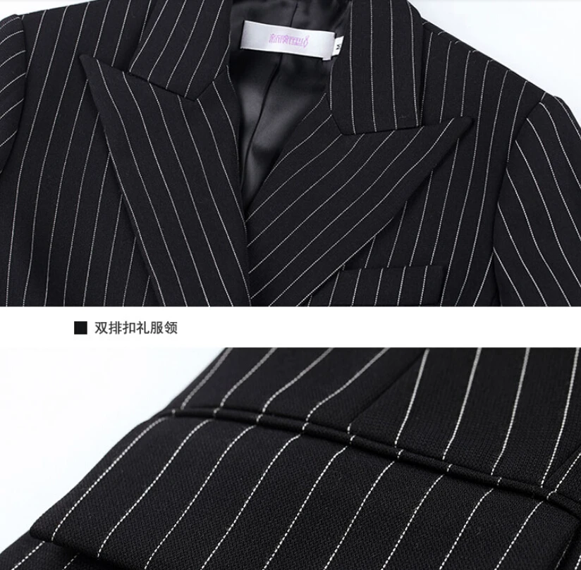 Black-stripes-fwomen-suits-double-breasted-coat-cultivate-one-s-morality-business-attire-formal-contracted-women (3)