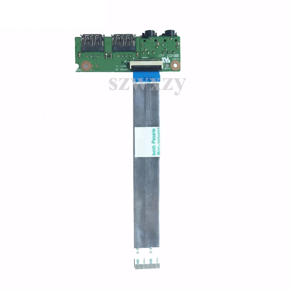 Оригинал для ASUS K43 K43SV K43SD A43S X43S K43S K43SJ USB аудио плата с кабелем полностью