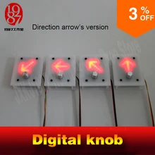 Номер escape prop камера комната ручка с цифровой индикацией панель дисплей вправо направление стрелки для разблокировки реальной жизни Takagism игры jxkj1987