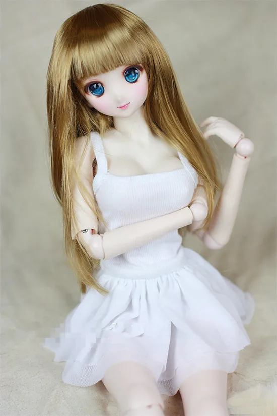 Платье для болельщиц на бретельках для куклы BJD 1/6 YOSD 1/4 MSD, 1/3, SD16, DD/DY, Одежда для кукол по индивидуальному заказу CWB14