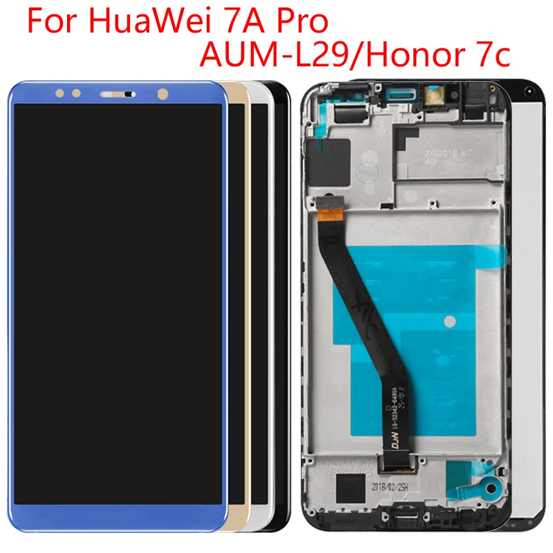

Original LCD For Huawei Honor 7A Pro LCD Display Touch Screen Frame For Honor 7C LCD Screen ATU-LX1 AUM-L29 Digitizer Assembly