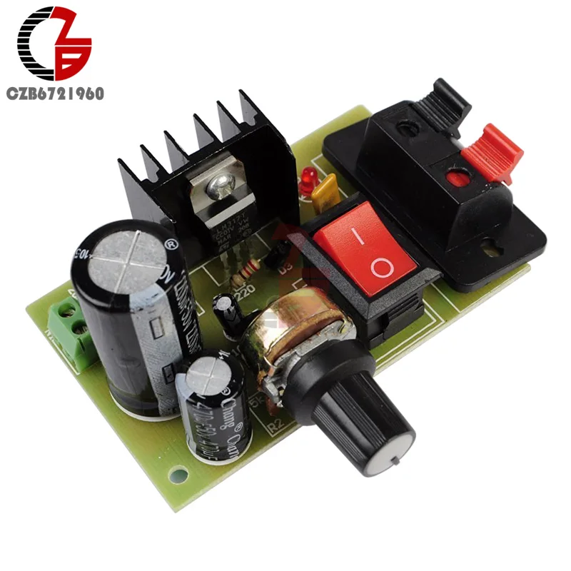 LM317 5V 35V до 6V 25V DIY наборы Понижающие силовые Трансформаторы модуль AC/DC