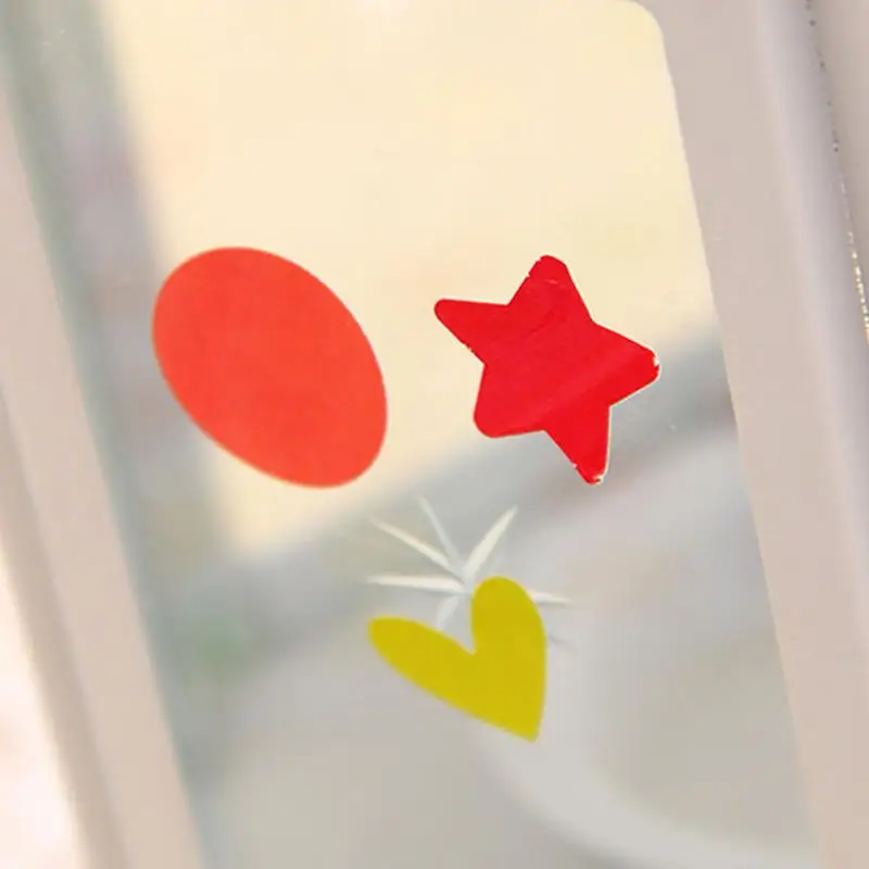 Album Sticker Paper Little Round Dots Lovely School Supplies Scrapbooking Label Cute Love Heart RFID Blocking Diary Decorative